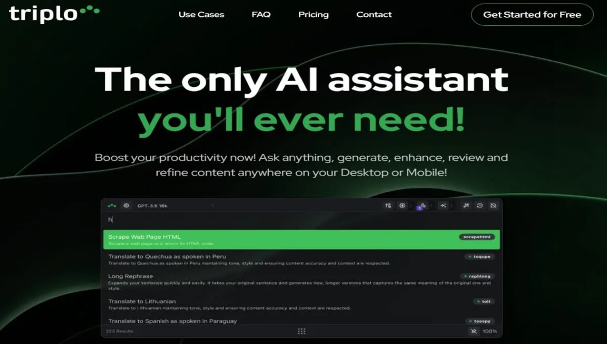 Triplo AI Lifetime Deal
