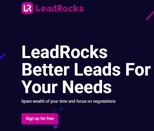 Leadrocks Lifetime Deal Review