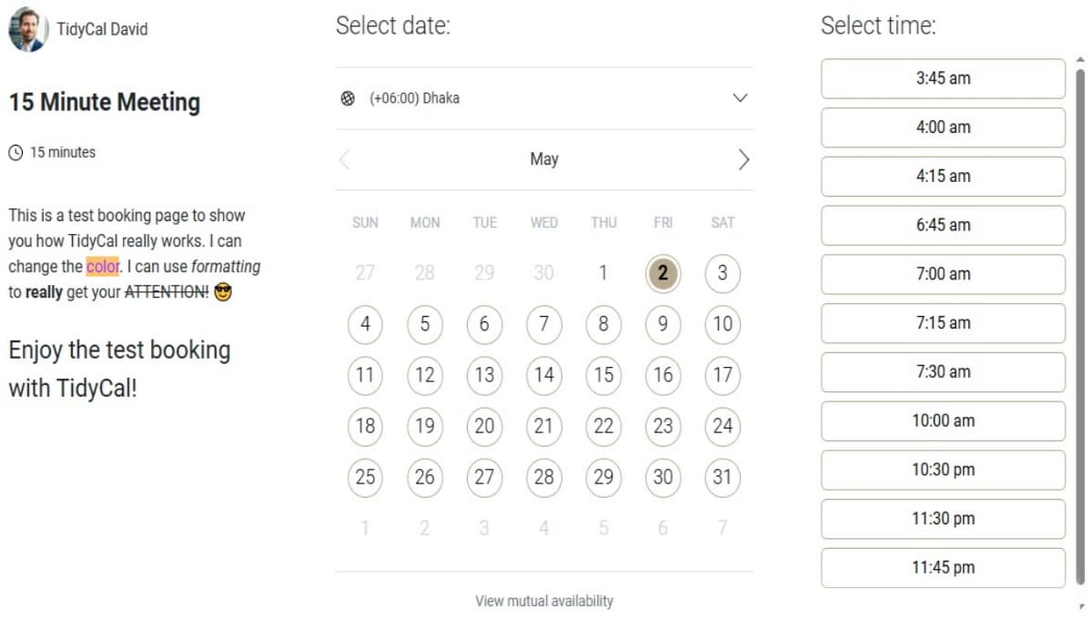 Best Meeting Booking Tool